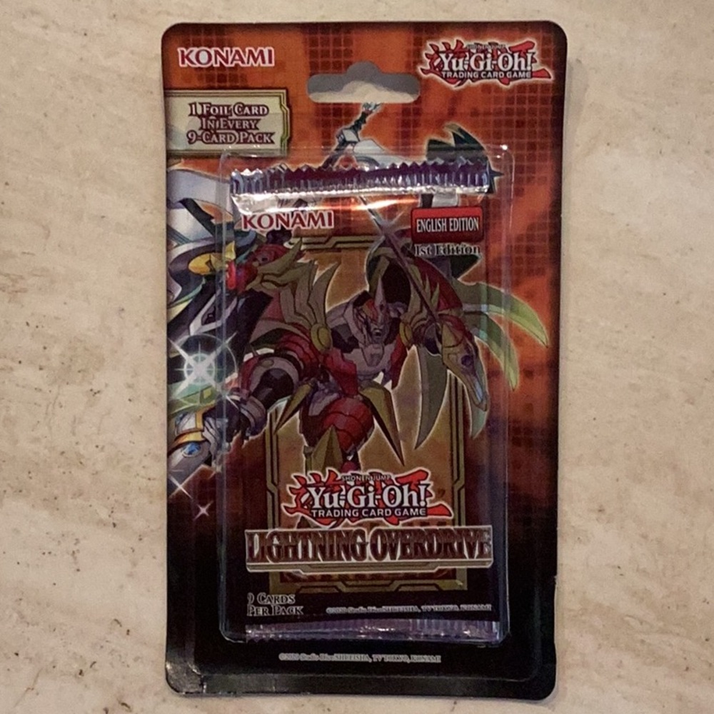 Yu-Gi-Oh! Lightning Overdrive 1st Edition Blister Pack LIOV Cards Trading Card